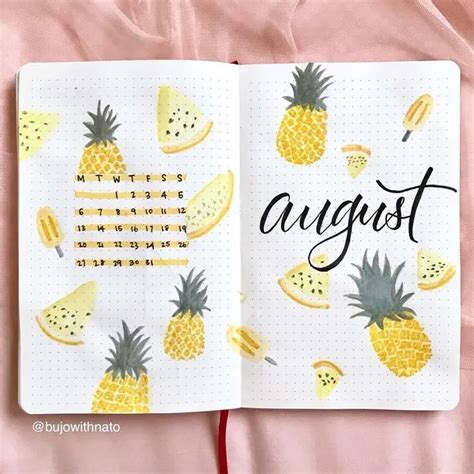 August Bullet Journal Layout Ideas 2025 Update Anjahome