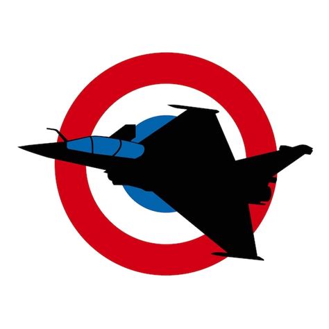 Premium Vector Rafale France Jet Fighter Logo