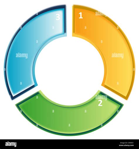 Three Blank Numbered Cycle Process Hi Res Stock Photography And Images