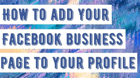 How To Add Your Facebook Business Page To Your Personal Fb Profile