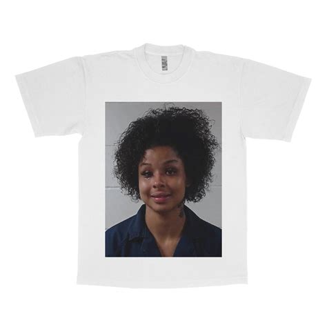 Chrisean Rock mugshot adult t-shirt – Sweet Pea’s dream goods