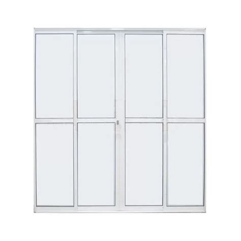 Porta Sacada Folhas Aluminio Branco C Fechadura X Leroy Merlin