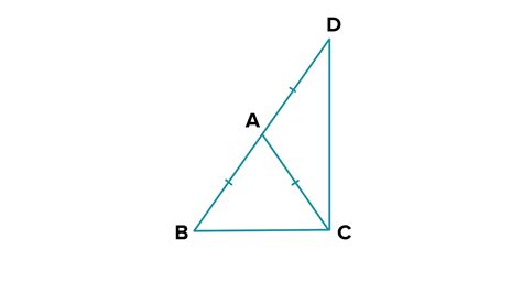 Abc Is An Isosceles Triangle In Whichab Ac Side Bais Produced To D