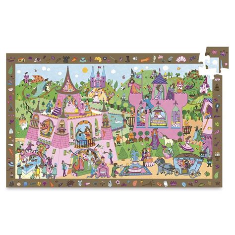 Djeco Observation Puzzle - Princess, 54 pieces | BLICK Art Materials ...
