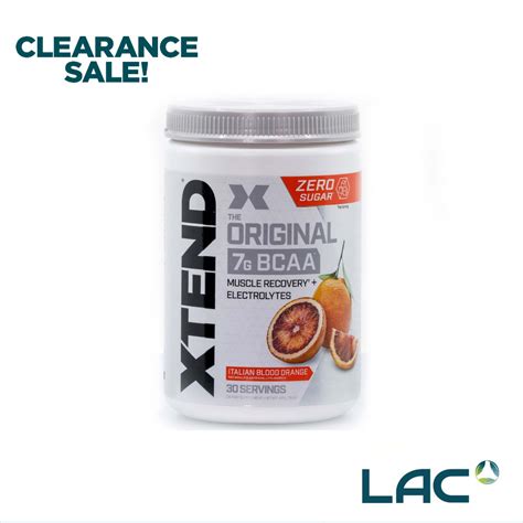 Xtend Original Bcaas Blood Orange Servings Consume Within December