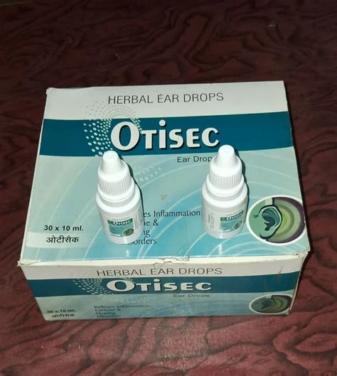 Holy Ayurvedic Otisec Herbal Ear Drop For Personal Packaging Type