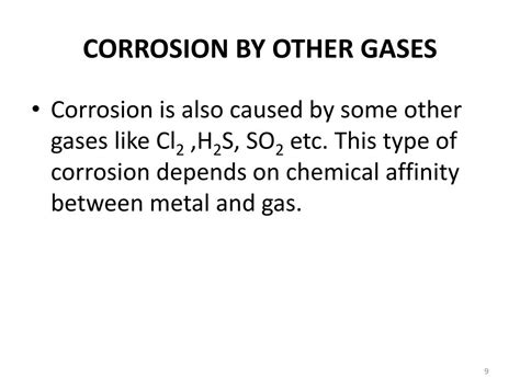 Ppt Types Of Corrosion And Factors Influencing Corrosion Powerpoint