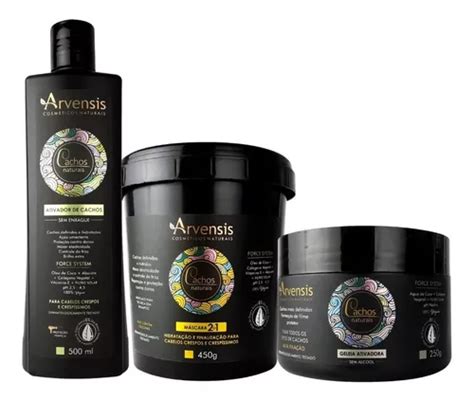 Kit Cachos Arvensis Geleia Alta Fix 250g Masc 2x1 450g Ativ