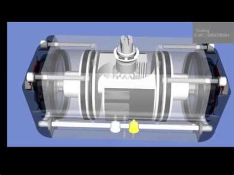 Working Principle Of Pneumatic Actuator And Actuated Butterfly Valve