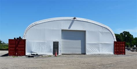 Fabric Covered Shipping Container Buildings