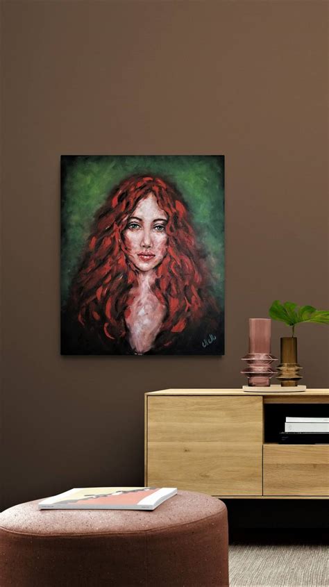 Redhead Beauty Painting By Mateja Marinko Saatchi Art