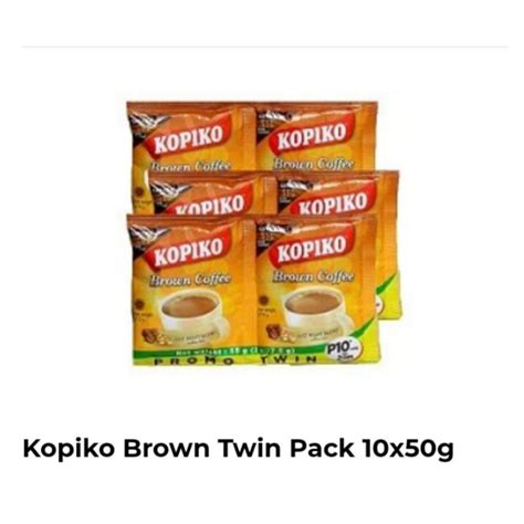 Kopiko Brown Twin Pack 10x50g Shopee Philippines