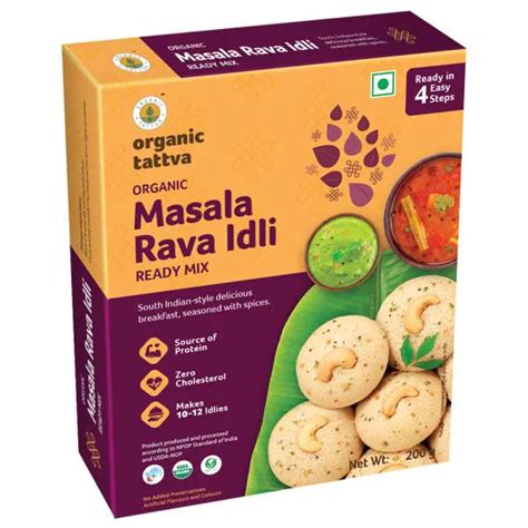 Organic Tattva Organic Masala Rava Idli Ready Mix G Jiomart