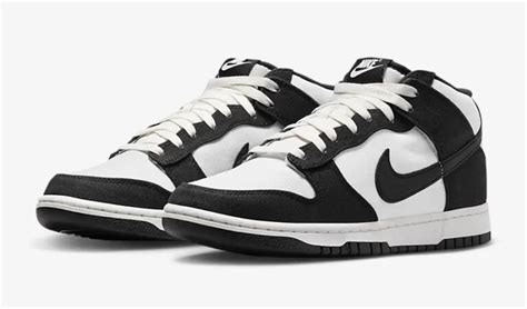 Nike Lightens Up With Canvas Panda Dunk Mid | SNOBETTE