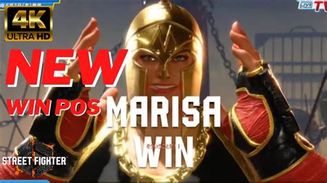 Street Fighter 6 New Marisa Win Animation [4k][sf6] Youtube