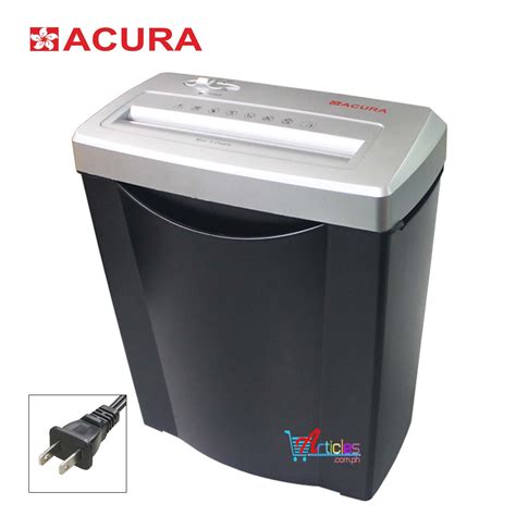 Acura Paper Shredder Cross Cut 5 Sheet Capacity Shredding Machine 220V ...