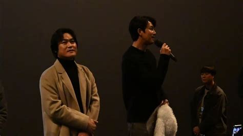 정우성 영화 서울의 봄 무대인사 멘트 231125 Cgv 용산 아이파크몰 Imax관 Youtube