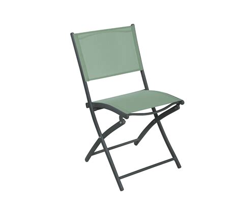 Chaise De Jardin Pliante Divine Vert Amande Ozalide