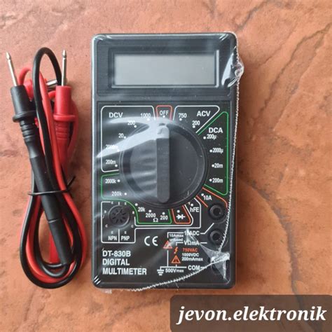 Jual Multimeter Digital Dt B Multitester Avo Multi Meter Tester Dt