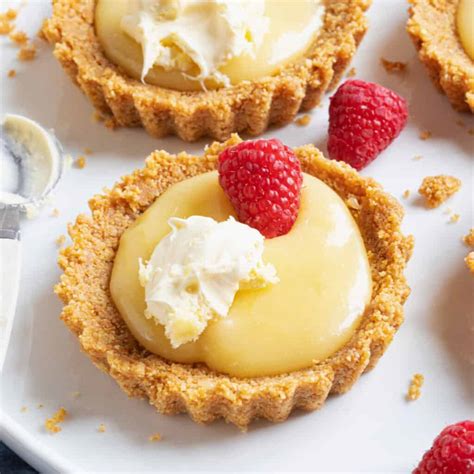 Mini Lemon Curd Tartlets Effortless Foodie