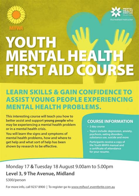 SOLD OUT Youth Mental Health First Aid Course