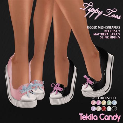 Second Life Marketplace Tc Tippy Toes Sneakers Maitreya Belleza