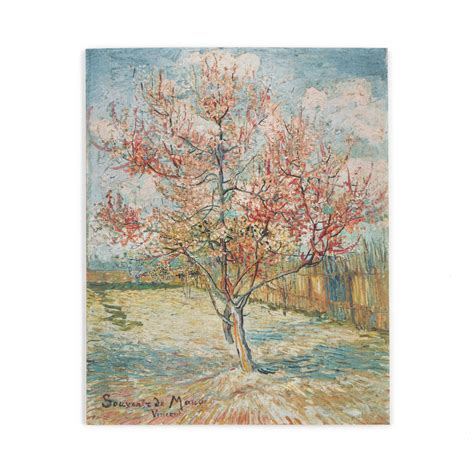 Double Card Van Gogh Pink Peach Trees Souvenir De Mauve Kr Ller