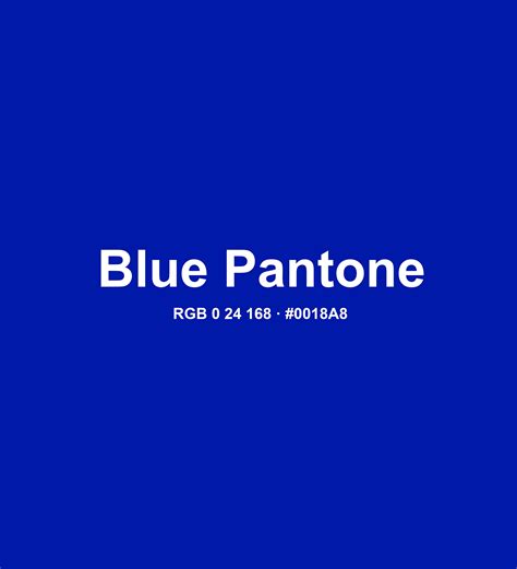 Pantone Color Code For Royal Blue