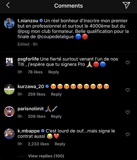 Mbapp May Have Hinted At Psg Future In Instagram Post Psg Talk