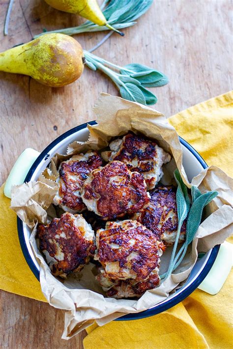 Chicken Sausage Patties With Pear Sage Whole30 Gluten Free