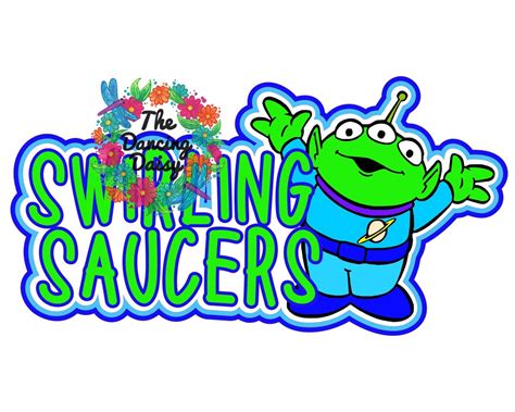 Svg Digital File Toy Story Alien Swirling Saucers Etsy