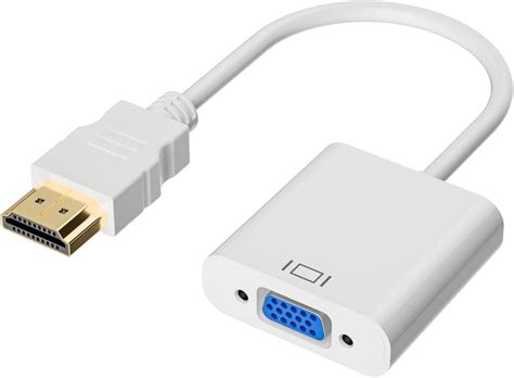 Amazon co jp ICZI HDMI VGA D SUB 変換アダプタ hdmi 変換 アダプタ ケーブル ブラック 1080p対応