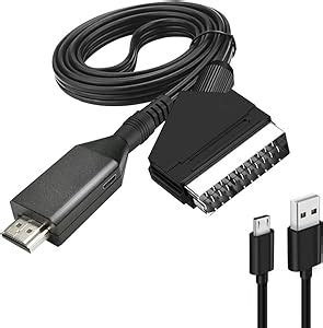 Tgkyk Scart Auf Hdmi Konverter Scart Zu Hdmi Kabel Neuer All In One