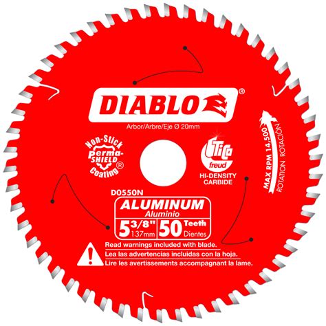 5‑38 In X 50 Tooth Medium Aluminum Cutting Saw Blade Tool Doctor