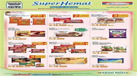 Katalog Promo Indomaret Terbaru Senin Mei Beli Gratis