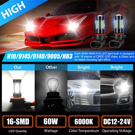 Kit De Faros Led Hb Zes Haz De Luz Alta Y Baja Lm