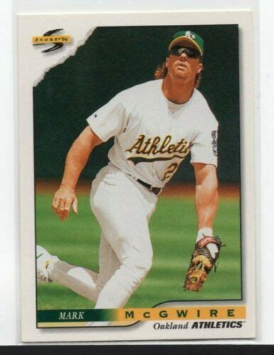 MARK McGWIRE MLB 1996 SCORE PINNACLE CARD No 310 EBay