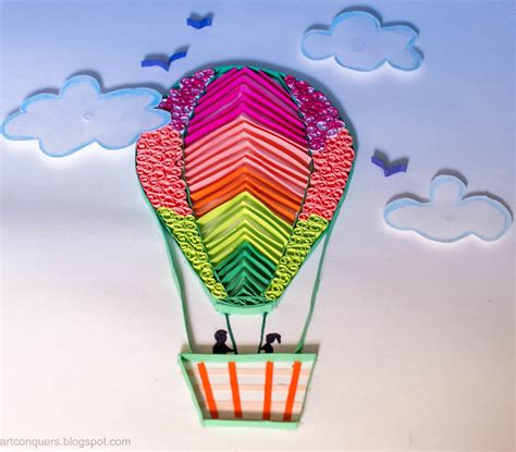 Artconquers Hot Air Balloon Quilling Tutorial