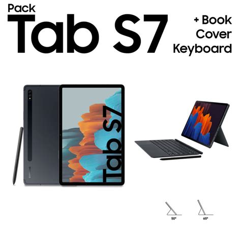 Galaxy Tab S7 Book Cover Keyboard Galaxy Tab S7 Tablette Samsung Tunisie Couleur Noir