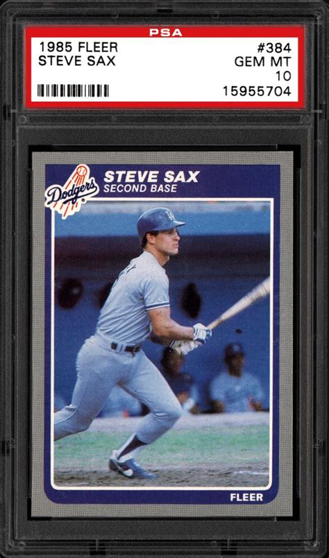 Auction Prices Realized Baseball Cards 1985 Fleer Steve Sax