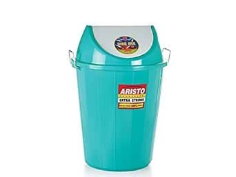 ARISTO Swing Lid Garbage Waste Dustbin With Metal Side Handle 80 LTR