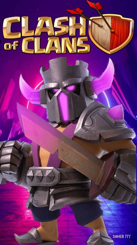 P.E.K.K.A King clash of clans wallpaper | Clash of clans, Clash of ...