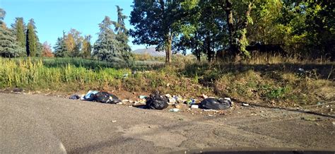 Rifiuti Abbandonati A Bordo Della Strada Provinciale 118 Anagni Paliano