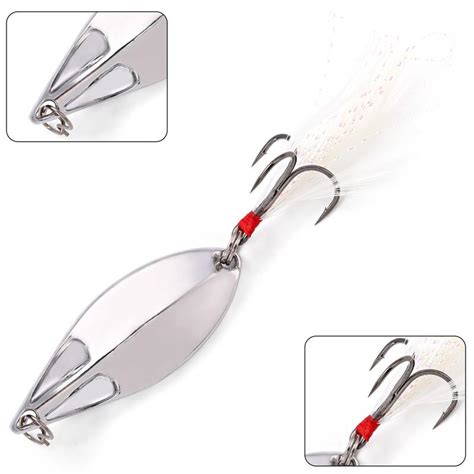 Buy Spoon Fishing Lures Mix Size Pxs Full Metal Spoon Vib Fishing