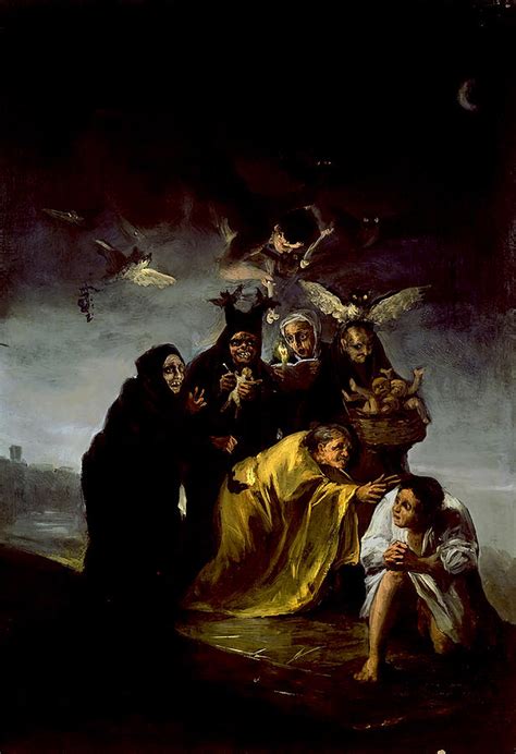 The Witches Spell Francisco Goya Painting By Walker Grant Pixels