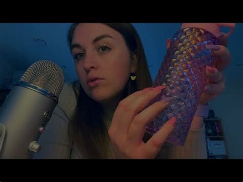 ASMR Textured Tapping Scratching Mouth Sounds Soft Tongue Clicks