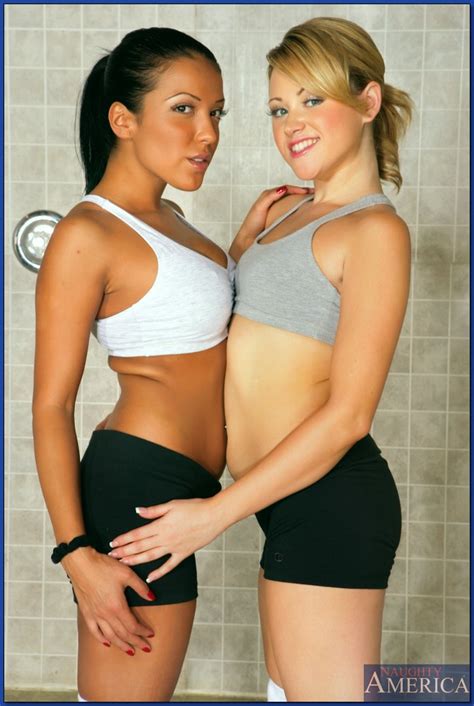 Two Lesbian Volleyball Players Stripping From Shorts And Exposing Ass CoedCherry