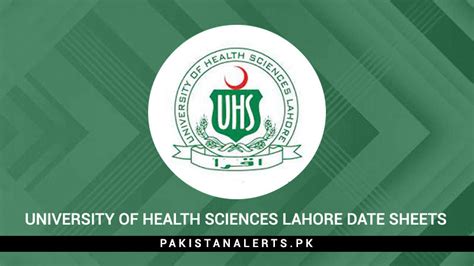 University Of Health Sciences Lahore Date Sheets 2024