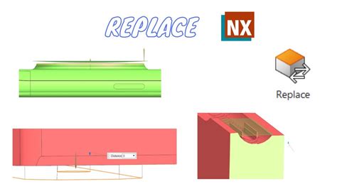 Replace Synchronous Modeling How To Use Replace Command In Nx Nx