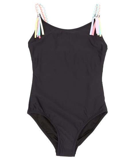 Beach Lingo Big Girls 7 16 Tied Up In Love One Piece Swimsuit Dillards